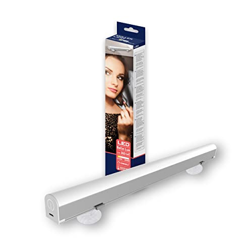 Müller-Licht Lámparas de baño y Espejo Belle Lux, plástico, Blanco, 300 mm