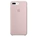 Anti-Drop iPhone 8 Plus / 7 Plus (5.5Inch) Liquid Silicone Gel Case, TOSHIELD Soft Microfiber Cloth Lining Cushion for iPhone 8 Plus and 7Plus (Sand Pink)