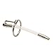 Davidsource Bizarre Metal Urethral Sounding Plug Urethra Dilators Surgical Stainless Steel Penis Plug CBT Kit Man Masturbate Sex Toy (3.8-inches,Silicone Tube Plug)