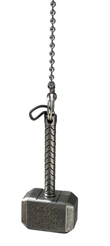 DC & Marvel comics SUPER HERO superhero character PEWTER Ceiling FAN PULL light chain (Thor Hammer)