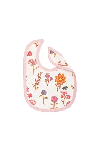 monica + andy Baby Organic Classic Bib, Fresh Florals, One Size