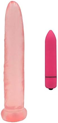 2 PCS 6.5 Inch Pink Small and alluringo Soft Rooster & 10 Mode Small Bullet Vibradores Alluring Alluring Shop for Women,2 Pcs Pink