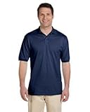 Jerzees Adult Jersey Polo with SpotShield, J Navy, Medium