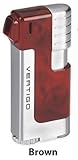 Vertigo Governor Soft Flame Pipe Lighter in Silver