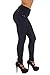 Style K540– Colombian Design, High Waist, Butt Lift, Levanta Cola, Skinny Jeans in Indigo Size 13
