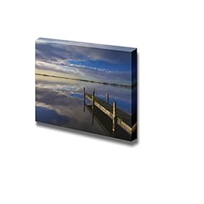 Landscape in Holland with a Calm Lake and...