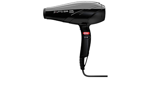 GAMA Secadora Pluma 5500 Ion Color Negro : Amazon.com.mx: Belleza