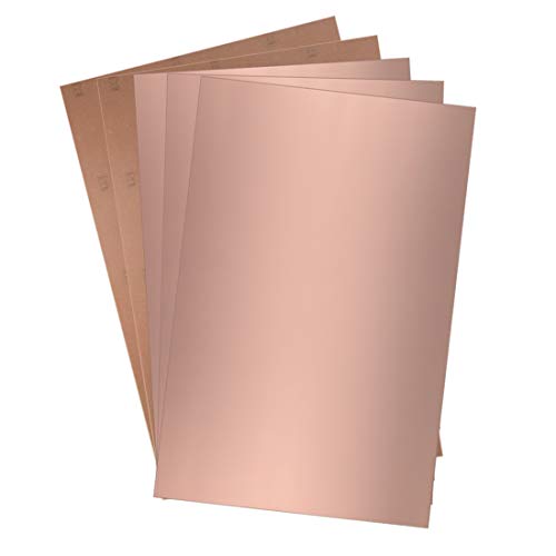 uxcell 5pcs 300x200mm Single-Sided Copper Clad Laminate PCB Circuit Bakelite Board 1.5mm Thickness DIY Prototyping PCB Board
