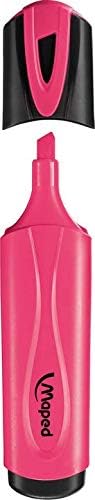 - Boîte de 12 Surligneurs Fluo'Peps Classic, Coloris Rose