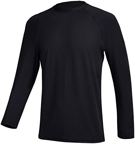Satankud Men's Swim Shirts Rashguard Sun Shirt UPF 50+ UV Sun Protection Outdoor Long Sleeve T-Shirt Swimwear
