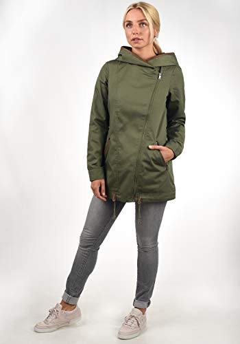 VERO-MODA-Pola-Damen-bergangsjacke-Parka-Mantel-warme-Jacke-gefttert-mit-Kapuze