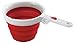 Chef'n SleekStor Collapsible Measuring Cup, 2-Cup Capacity, Cherry/Meringue