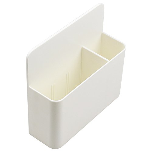 White Magnetic Marker Holder for Glass Whiteboards,Magnetic Dry Eraser Organizer Mount Tray Rack,Powerful Neodymium Magnets,Fits 8 Dry-Erase Markers.Bonus 1 pcs Magnetic Whiteboard Eraser - Thumbnail 2