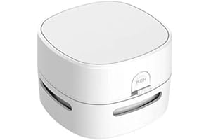 ODISTAR Desktop Vacuum Cleaner, Mini Table dust Sweeper Energy Saving,High Endurance up to 400 mins,360º Rotatable Design for