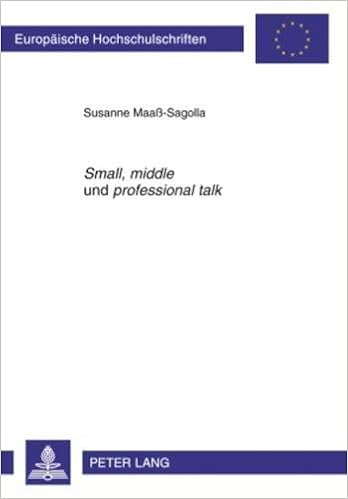 Amazoncom Small Middle Und Professional Talk Ein - 