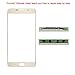 for Samsung Galaxy Note5 Screen Replacement, Sunmall Front Outer Lens Glass Screen Replacement Repair Kit for Samsung Galaxy Note5 N9200 N920A N920P N920T N920R N920V N920R4 with UV Glue (Gold)