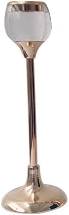 Ewer Acrylic Candle Holders, Single Creative Candlestick Holder for Pillar Candles, Decorative Candle Stand for Wedding Fireplace Coffee Dinning Table Decor