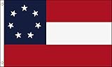 CSA First National 7 Star Flag 3x5 Feet Flag by TrendyLuz Flags