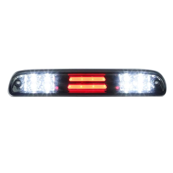 Photo 1 of () 3rd Brake Light for Ford F250 F350 Super Duty 99-16, for Ranger 93-11, for Explorer Sport 01-05, for Mazda B-Series 94-09, Third LED Cargo Light High Mount Lamp Stop Light Chrome Housing