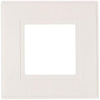 Dencon2 x Single light switch finger plates. Clear Plastic.