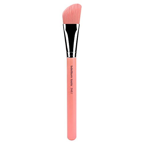 Bdellium Tools Professional Eco-Friendly Makeup Brush Pink Bambu Series - Slanted Foundation 948-1