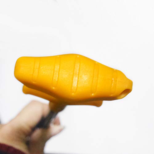 BeautyShe 7/10.63 inches Fishing Hook Remover - Squeeze-Out Fish Hook Tools, The Ultimate Fish Hook Puller for Night Fishing (Yellow) - Thumbnail 7