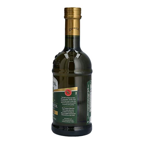 Colavita Extra Virgin Olive Oil, First Cold Pressed, 25.5 Fl Oz (Pack of 1), Glass Bottle