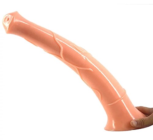 Huge Dildo 17 Inches Realistic Deep Penis Horse Flesh Dildo Dong with Suction Cup for Fetish Women Men Couple Lovers