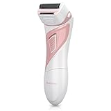 Miserwe Womens Electric Razor IPX4 Waterproof Electric Razor for Women Included 2 AA Batteries Cordless Lady Shaver Bikini Trimmer for Arm Underarm and Legs