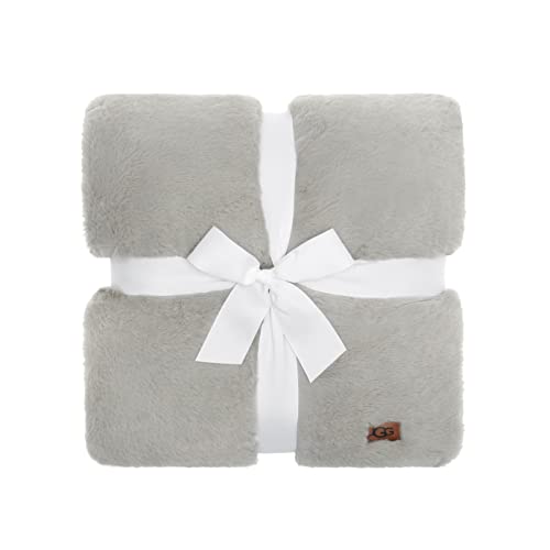 UGG 16800 Euphoria Plush Faux Fur Reversible Throw Blanket for Couch or