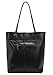 Obosoyo Women's Handbag Genuine Leather Tote Shoulder Bags Soft Hot Black