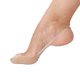 SHEEC - SlingBack 3-Pair Pack - Cotton Hidden No-Show Socks (Tan)