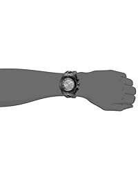 Invicta 52 mm tornillo negro negro pulsera de cuarzo suizo reloj de combate (23915)