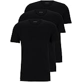 BOSS Men's Logo Embroidered Cotton Tee 3 Pack
