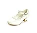DressForLess Rhinestone Detailed Patent Flower Girl Shoes