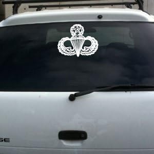 Jumpmaster Badge vinyl decal large