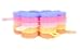 KC Silicone Dish Scrubbers, Antibacterial, Kitchen Sponges, Face & Body Wash, Vehicle Sponge, Non Scratch Multi-purpose Dishwashing Brushes Stink Free Sponges, Food Grade & BPA Free, 5 Pack