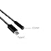 FanTEK USB C to 3.5mm Headphone Jack Cable Adapter, Type C 3.1 Male Port to 3.5 mm Female Stereo Audio Headphone Aux Connector for Motorola Moto Z, LeEco Le S3/2 Pro and More, 2-Pack Black