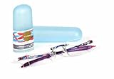 R.E.M. Visualites Lightweight Reading Glasses with Hard case