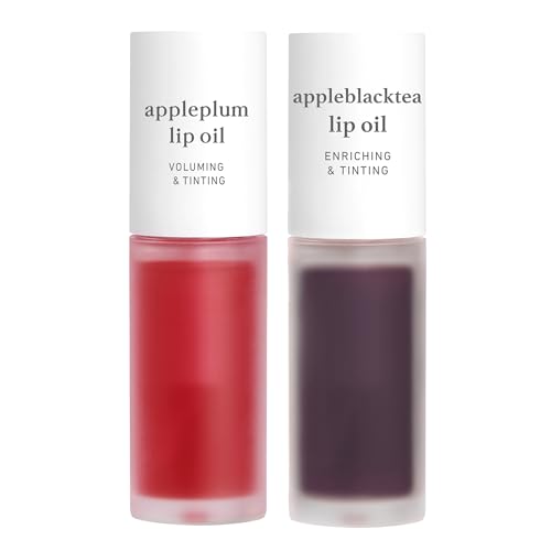 NOONI Korean Lip Oil Set - Appleplum & Appleblacktea - Long-La... 31WEH2l8UTL