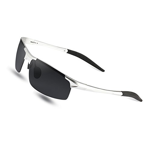 Flexible UV400 Sports Sunglasses- Youth Teens Unbreakable Motorcycle Super Light Half Frame Sunshades