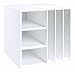 Multi-Shelf Craft Organizer Cube, White