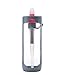 KOR Nava BPA Free Reusable Water Bottle I 650ml (22 Oz) I Filter Straw I Eco-Friendly I Leak Proof Flip Top w/Handle I Great for The Travel, Gym, Running, and Sports I Dishwasher Safe