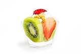 Kitchen Buddy Dessert Cups Elegant Mini Tasting Cube 2 oz Disposable Clear Plastic (110 pcs Bulk Catering Pack)