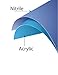 Infi-Touch Disposable Gloves, Steel Blue Heavy Duty Nitrile Gloves, 9.5