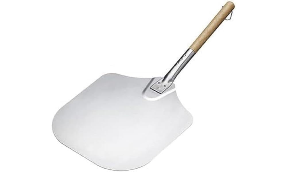 KitchenCraft World of Flavours Metal Pizza Peel, 65.5 x 3.5 cm (26" x 12")