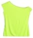JustinCostume Women's 80's T Shirt 1980's Costume, Neon Green, Medium