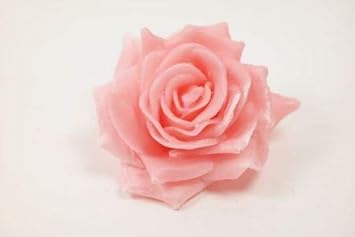 INNA Glas - Set 72 x Wachsrose, rosa, Ø 10 cm - Deko Rosenköpfe/Künstliche Blüten