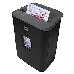 HP - Crosscut Paper Shredder, 20-Sheet Manual