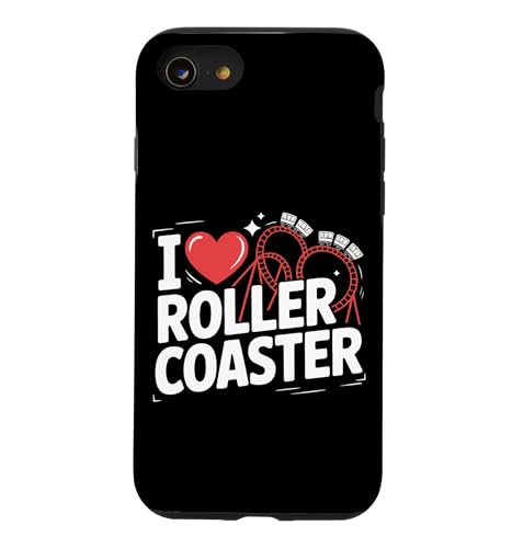 Roller Coaster Heart I Love Roller Coaster Case for iPhone SE (2020) / 7/8
